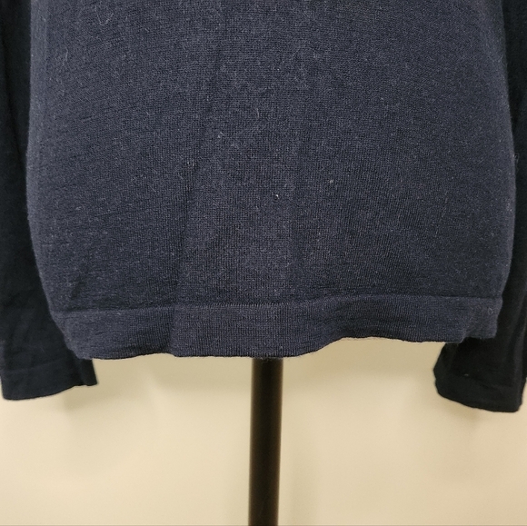 Navy wool sweater - Picture 5 of 9